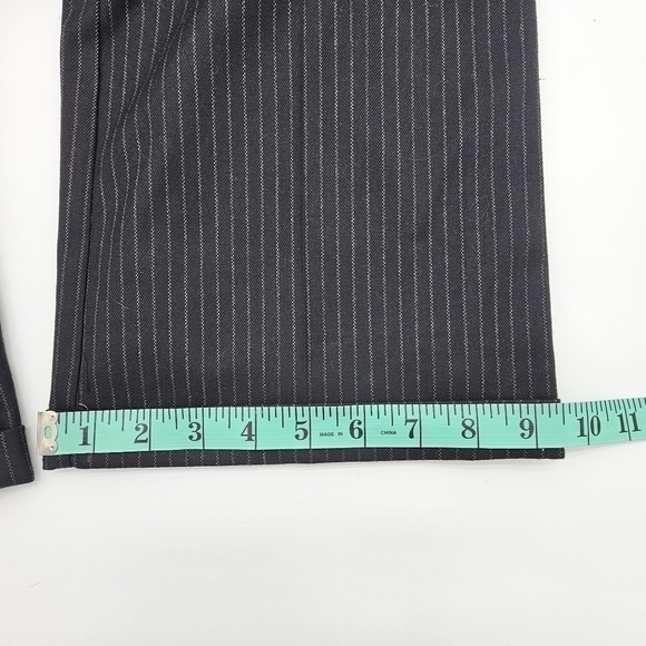 Le Chateau Women's Black Pinstripe Trouser, Wool Blend Pants, Size 0 - NWT - Picture 15 of 17